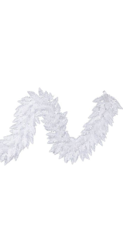 Vickerman 9' Sparkle White Holiday Garland, Unlit - Michelle's aDOORable Creations - Garland