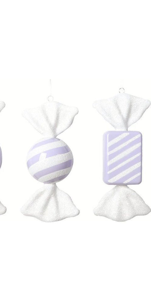 Vickerman Pastel Lavender Candy Ornament (Assortment of 3) - Michelle's aDOORable Creations - Holiday Ornaments