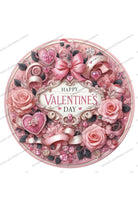 Victorian Valentine's Day Pink Sign - Wreath Enhancement - Michelle's aDOORable Creations - Signature Signs