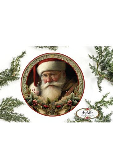 Shop For Victorian Vintage Santa Claus Sign - Wreath Enhancement