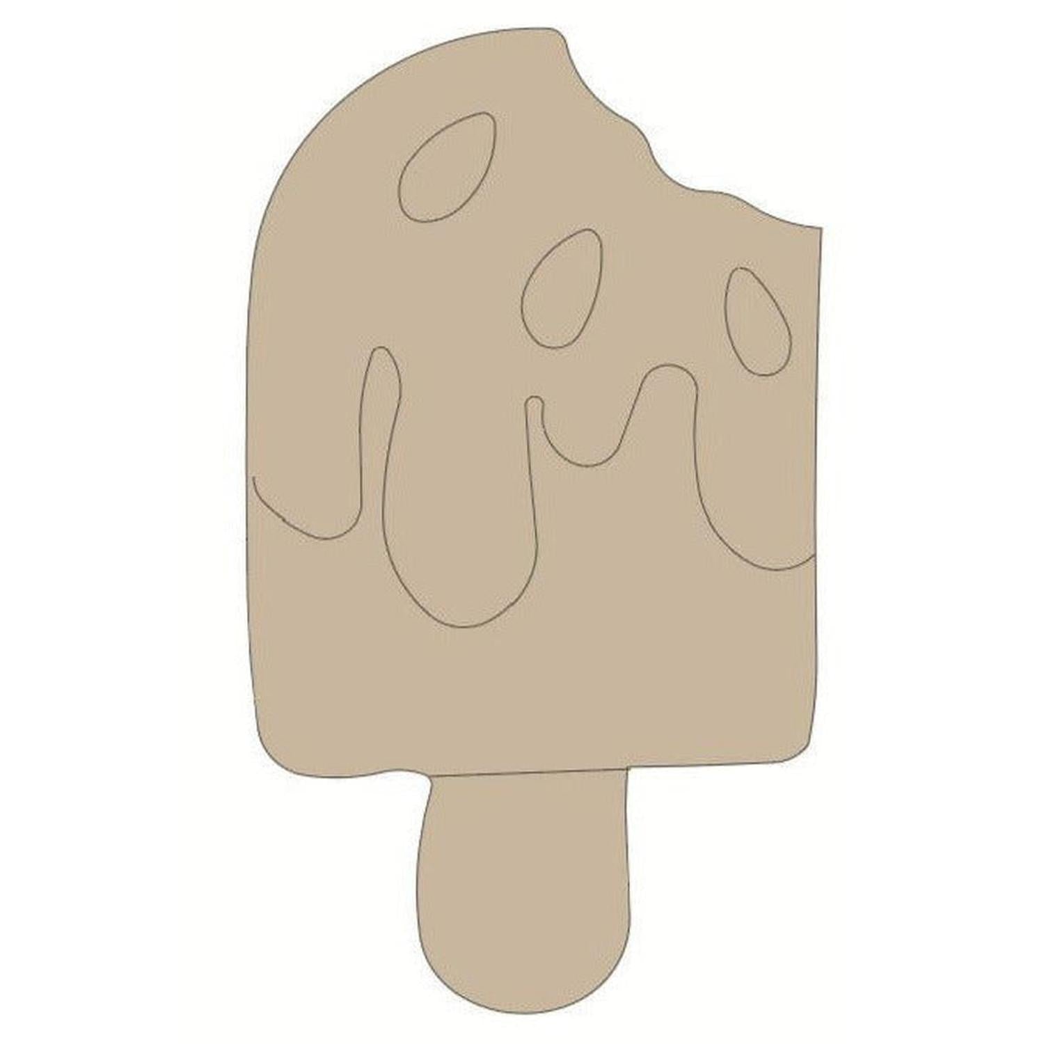 Watermelon Popsicle Unfinished Wood Cutout