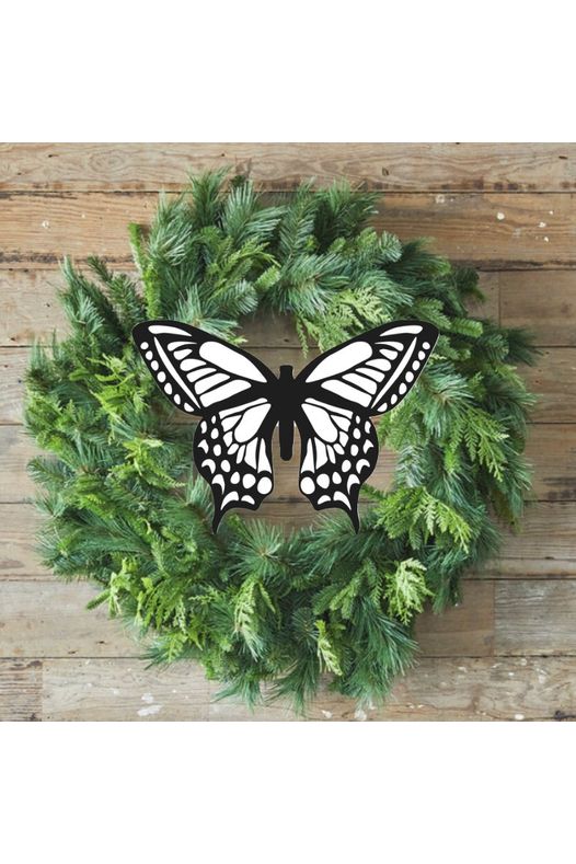 Waterproof Butterfly Accent: Black & White - Michelle's aDOORable Creations - Signature Signs