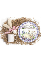 Welcome Spring Lamb Sign - Wreath Enhancement - Michelle's aDOORable Creations - Signature Signs