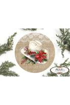 Shop For Western Christmas Hat Sign - Wreath Enhancement