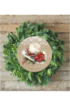 Shop For Western Christmas Hat Sign - Wreath Enhancement